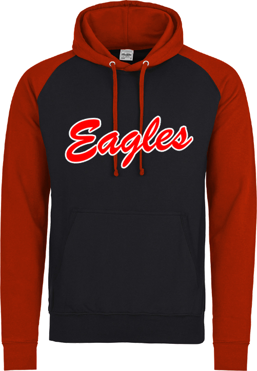 Eagles Deventer - Felpa con cappuccio a contrasto