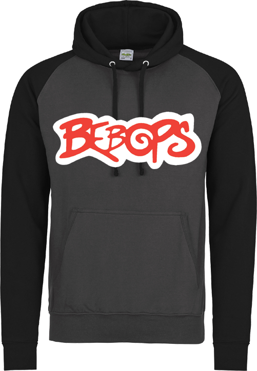 Felpa con cappuccio a contrasto Bebops