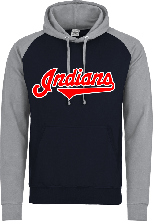 Indians UK Kontrast-Kapuzenpullover