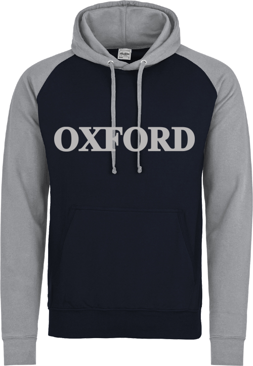 Oxford-Kontrast-Hoodie