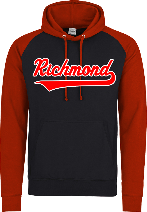 Felpa con cappuccio a contrasto Richmond