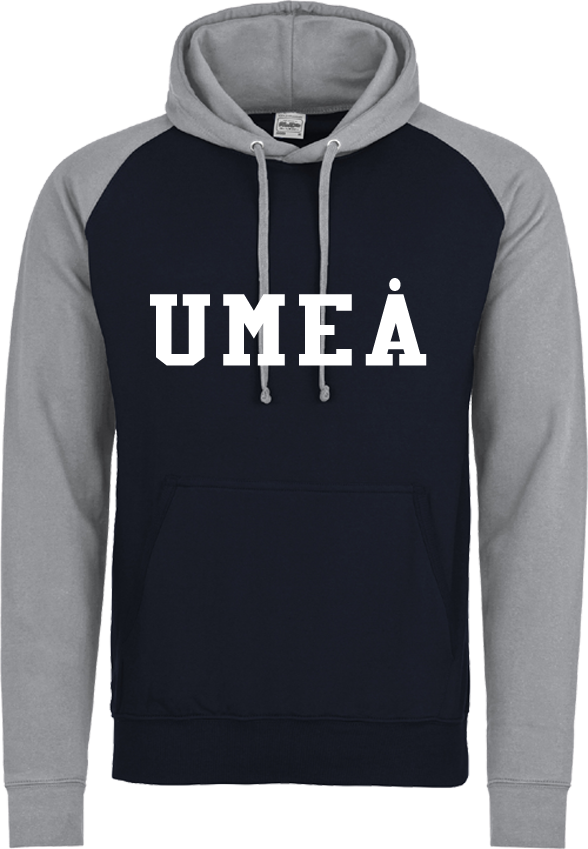 Felpa con cappuccio a contrasto UMEA