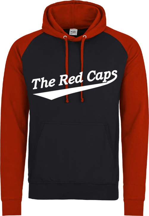 Red Caps Contrast Hoodie