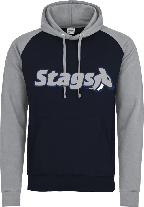 Hirsche Kontrast Hoodie