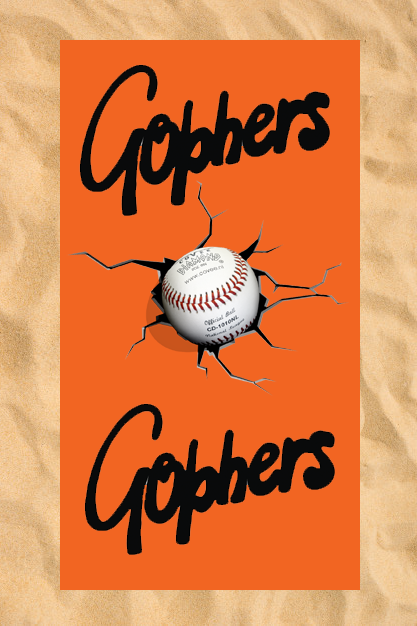 Club All-Over Beach Towel: Cracked Baseball