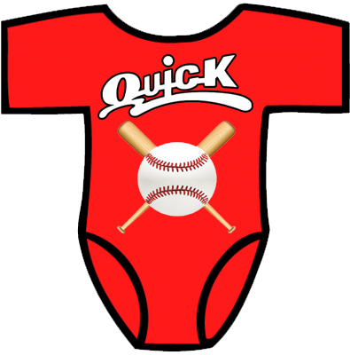 Club Baby Romper: Crossed Bats