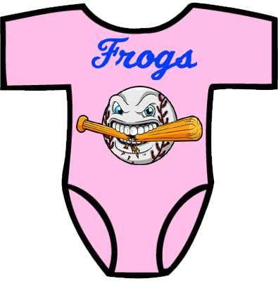Club Baby Romper: Cracked Bat