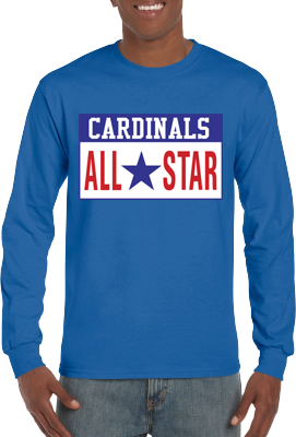 Club T-Shirt, Lange Mouw: All-Star