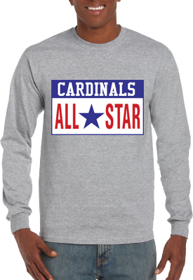 Club T-Shirt, Lange Mouw: All-Star