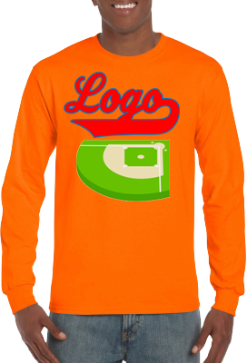 Club T-Shirt, Lange Mouw: Field