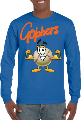 Club T-Shirt, Long Sleeve: Mr. Baseball