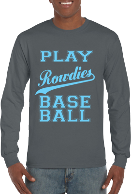 Club T-Shirt, Lange Mouw: Play Baseball
