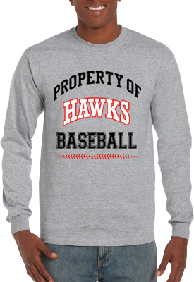 Club T-Shirt, Lange Mouw: Property of
