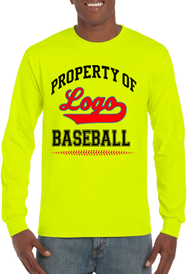 Club T-Shirt, Lange Mouw: Property of