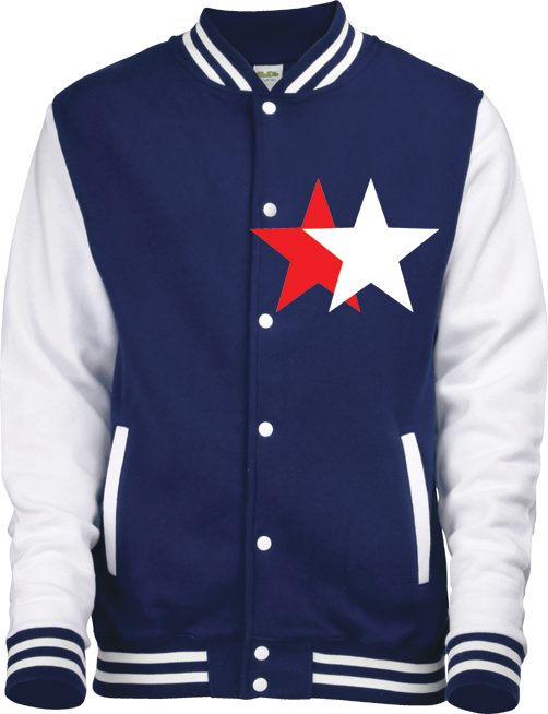 Giacca Varsity a doppia stella
