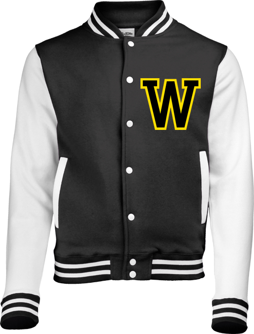 Chaqueta universitaria Braine Black Rickers