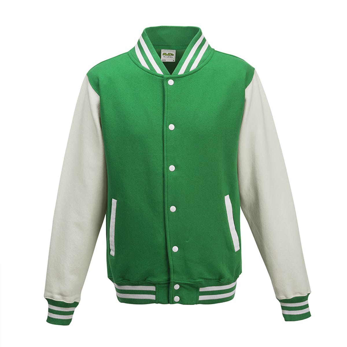 Varsity Jacke Kelly Grün/Weiß