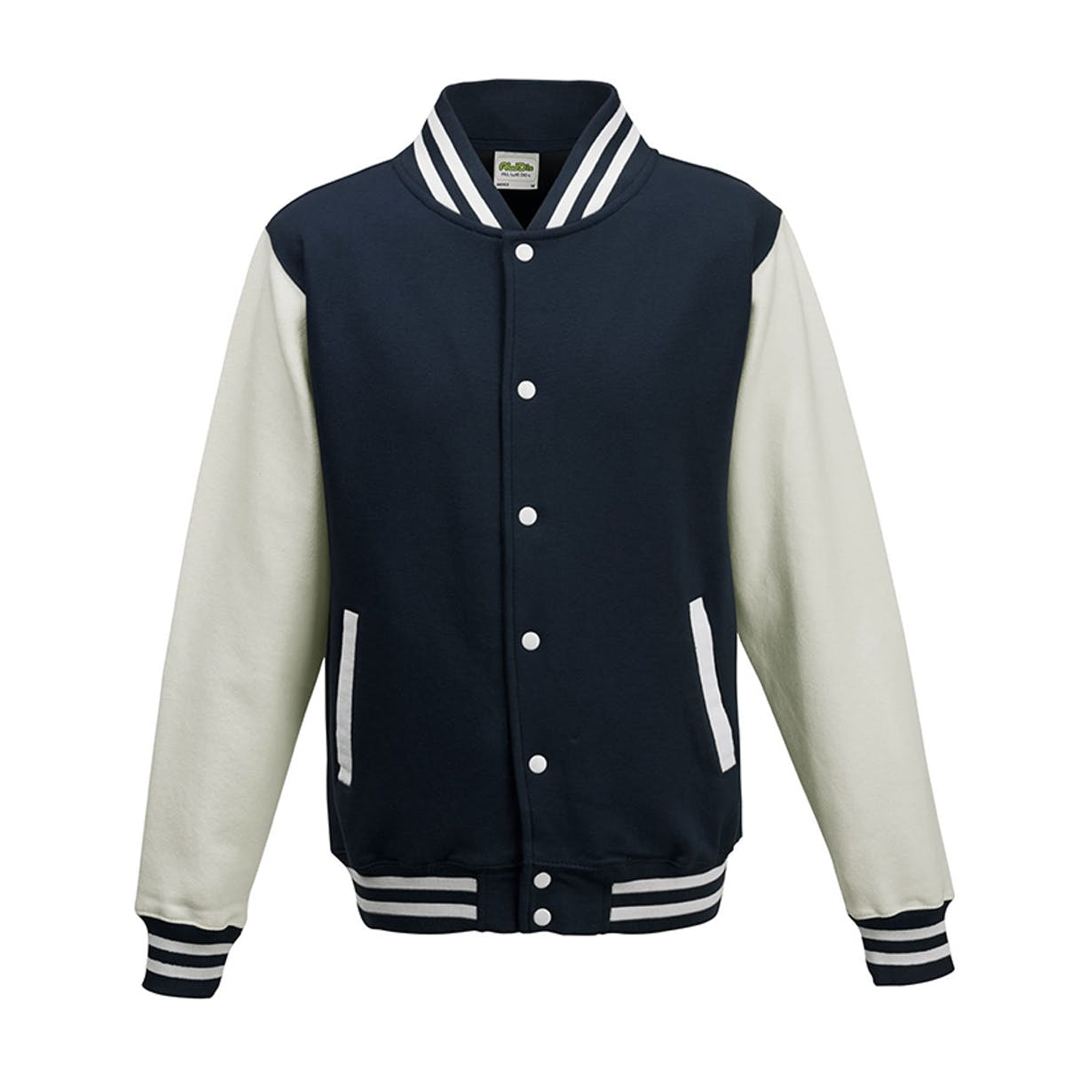 Giacca Varsity Oxford Navy/Bianco