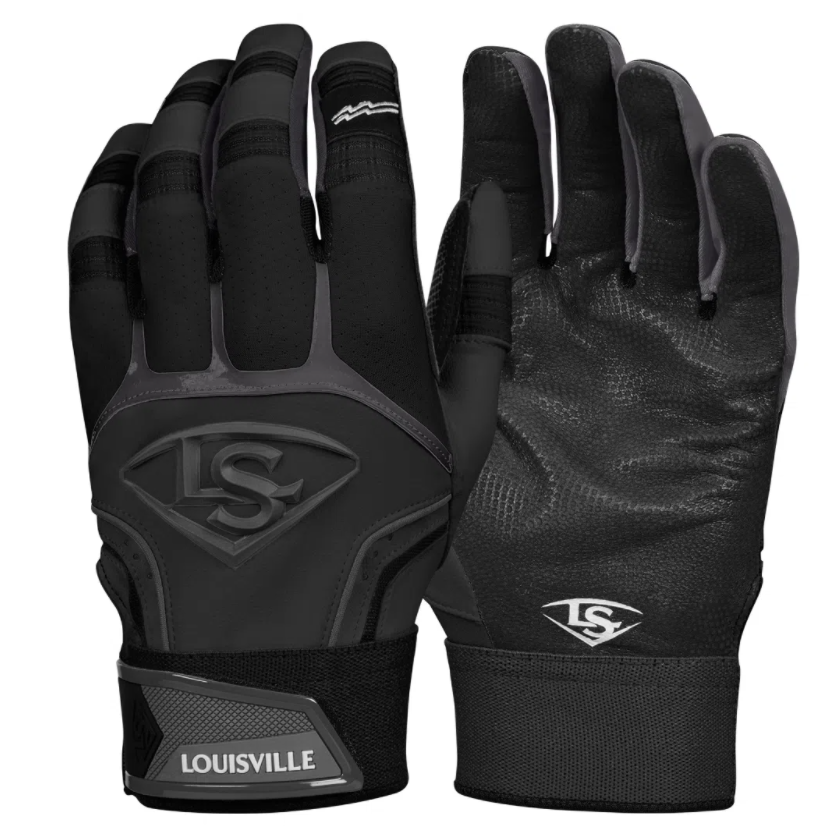 Louisville Slugger Prime Batting Handschuhe, Schwarz
