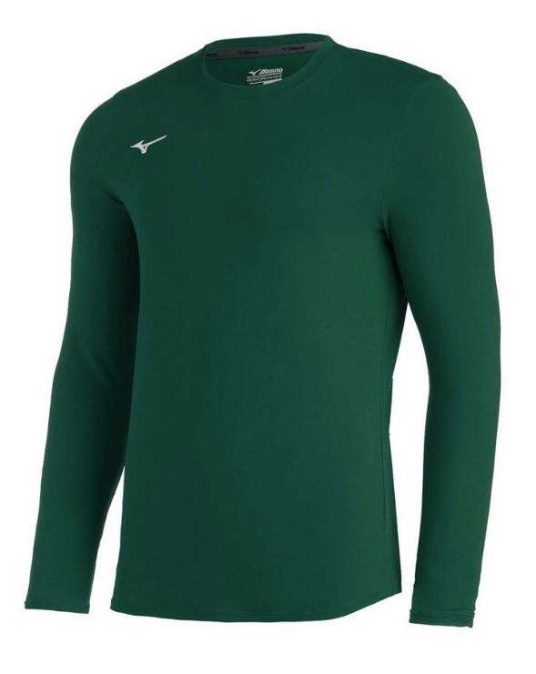 Mizuno COMP Diamond Unterhemd LS: Dunkelgrün