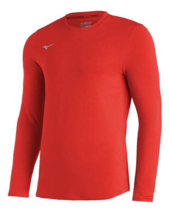Mizuno COMP Diamond Undershirt LS: Orange