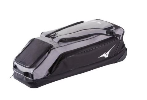 Mizuno Classic Wheel Bag G2, Grau/Schwarz