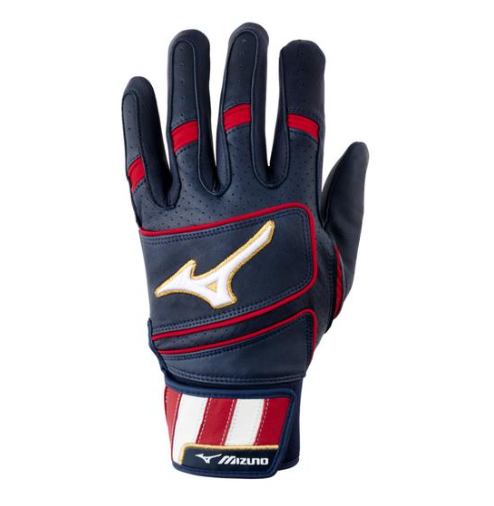 Mizuno Pro Select Schlaghandschuhe Marine/Rot