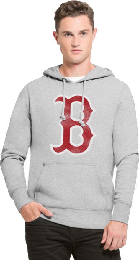 47 Marke Red Sox Grau Headline Hoodie