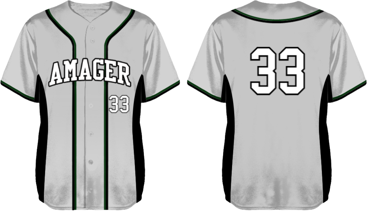Amager Shirt, Grijs: Flatback Mesh