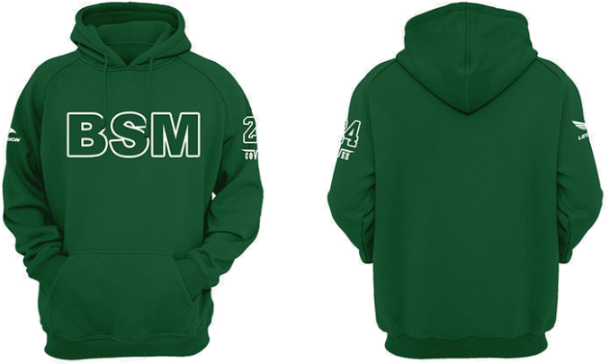 Felpa con cappuccio BSM
