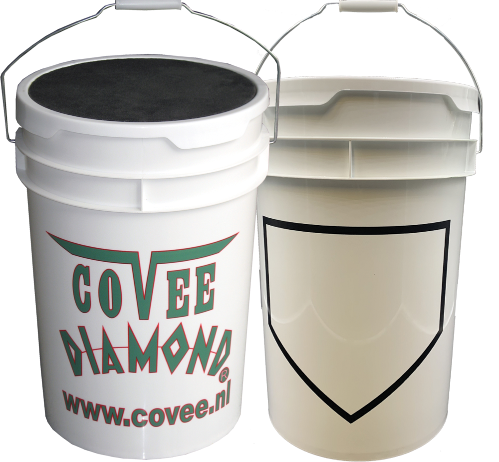 Covee Ball Bucket: White