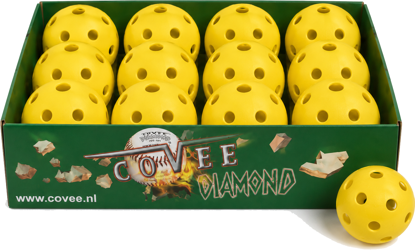 Covee/Diamond CD-PPB-9: Plastik Übungsball Baseball (12)