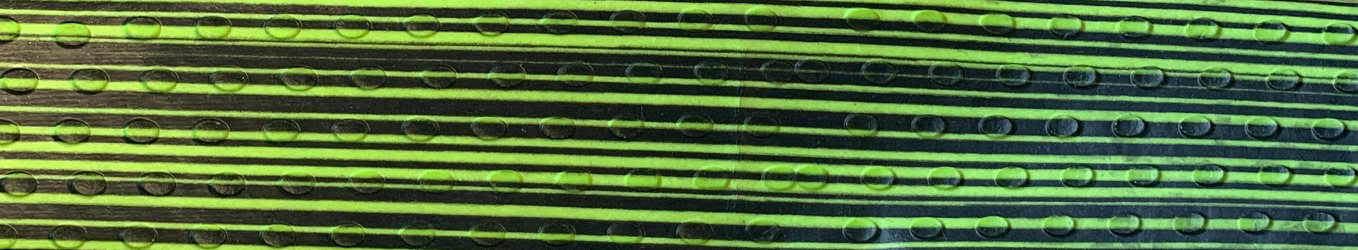 Fledermaus Candy Grip 0,6mm: Gelber Twister
