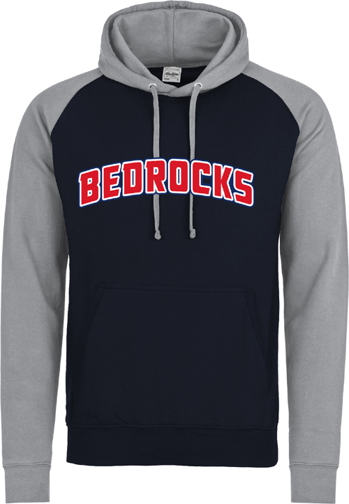 Felpa con cappuccio a contrasto Bedrocks