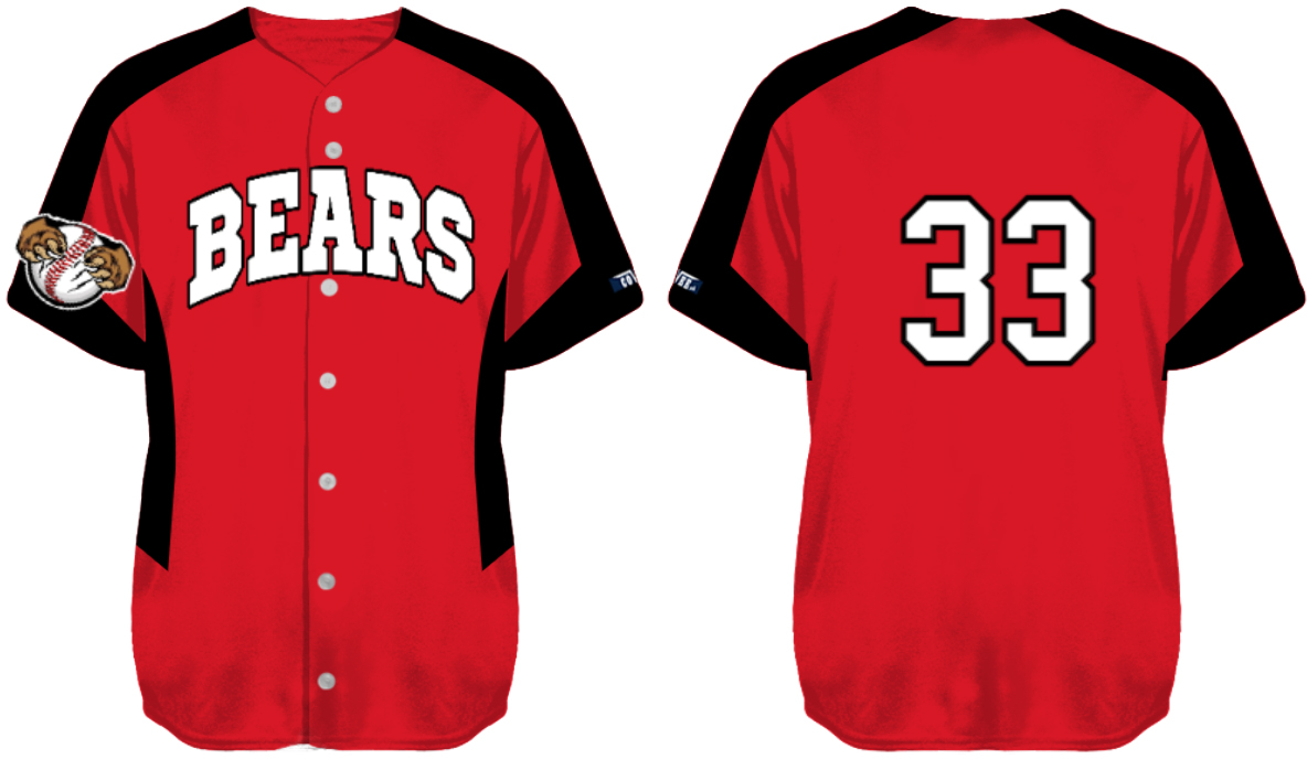 Bournemouth Bears Trikot: Vollknopf