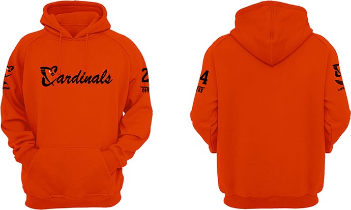 Sudadera Cardinals Oss: naranja