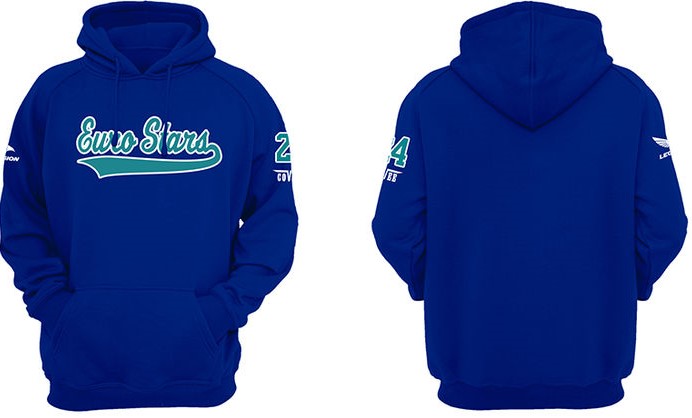 Euro Stars Hoodie: Royal