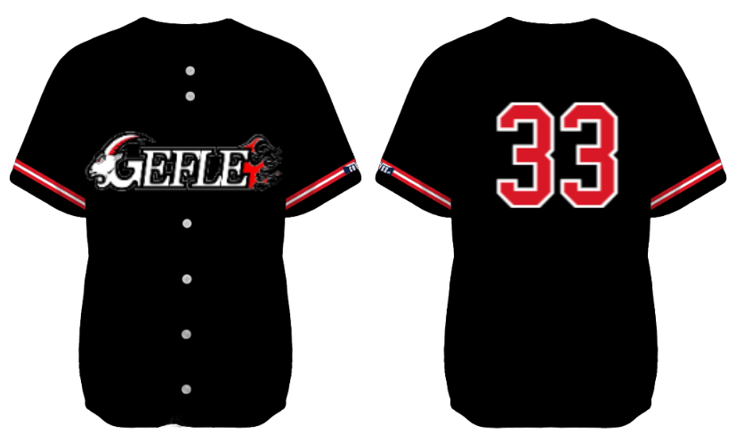 Gefle Trikot, Black: Flatback-Mesh