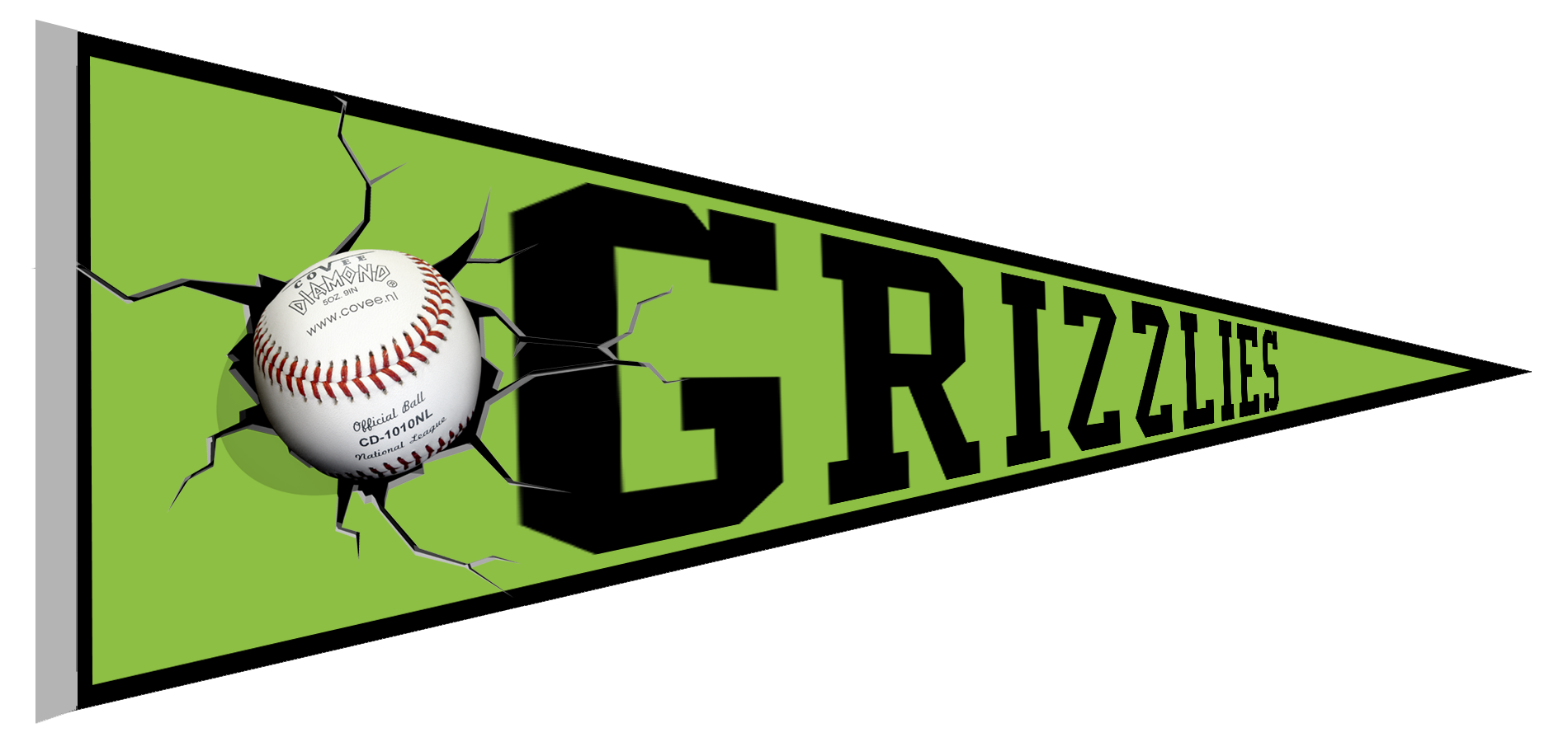 Grizzlies Pennant