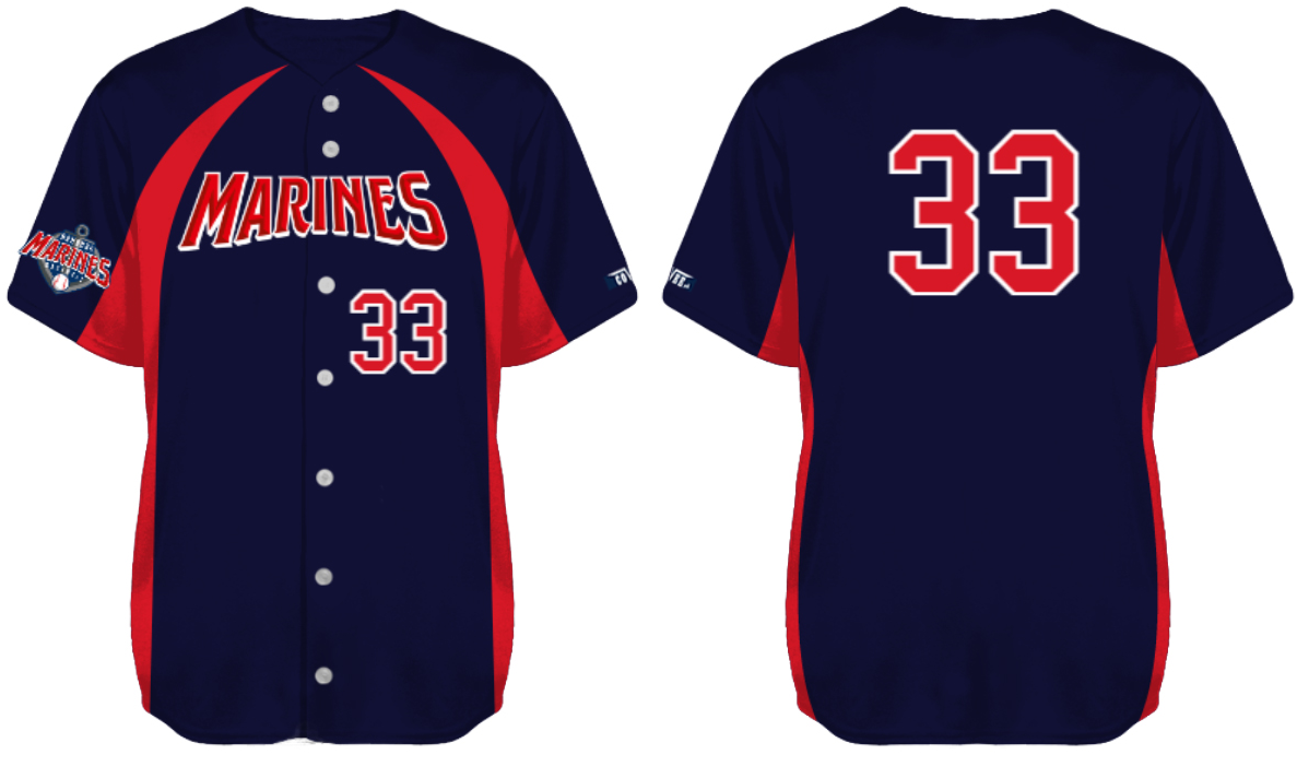 Camisa Hamburg Marines, SpeedFlatback Mesh: Navy