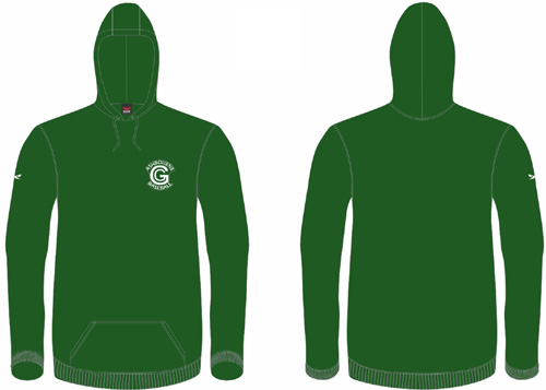 Felpa con cappuccio Ashbourne Giants: Verde