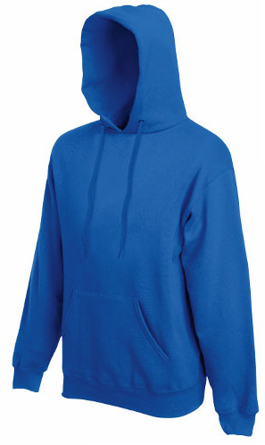 Sudadera con capucha azul real
