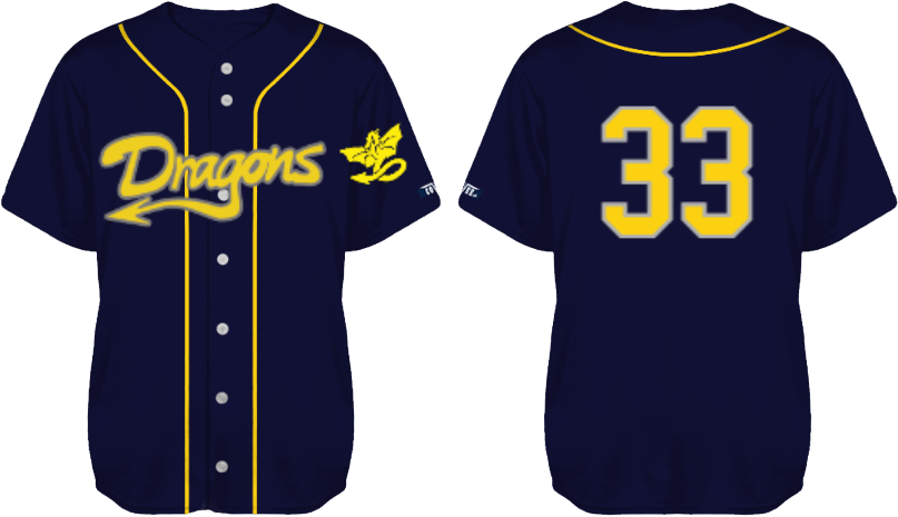Houten Dragons Jersey: Flatback Mesh