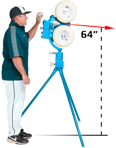Krüge BP2 Pitching Maschine Baseball