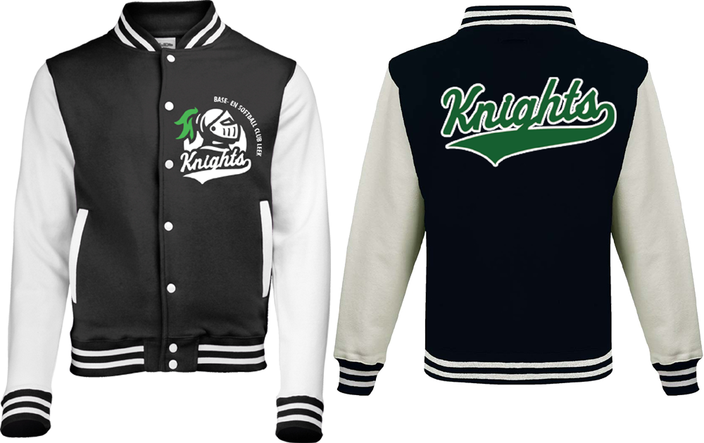 Knights Varsity Jacket mit Logo auf dem Rücken