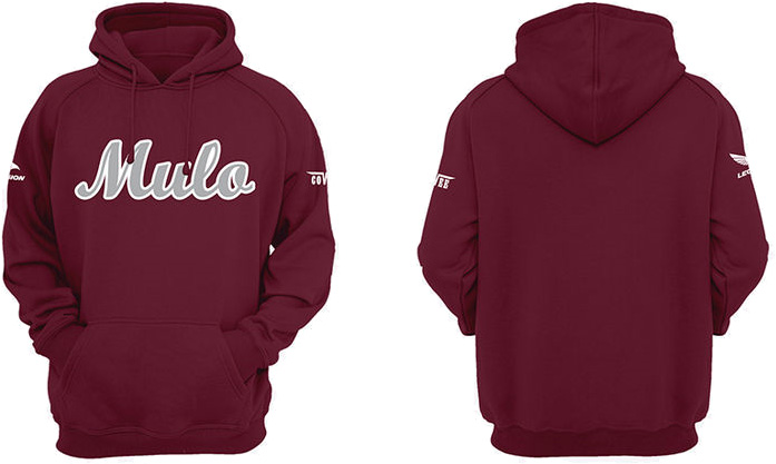 Mulo Hoodie: Bordeaux