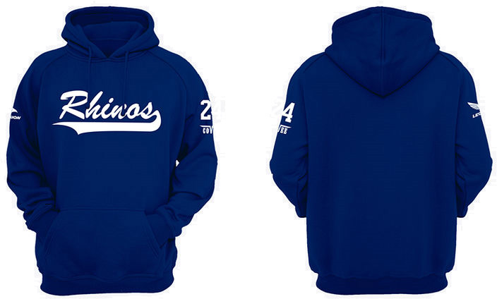 Felpa con cappuccio Arnhem Rhinos