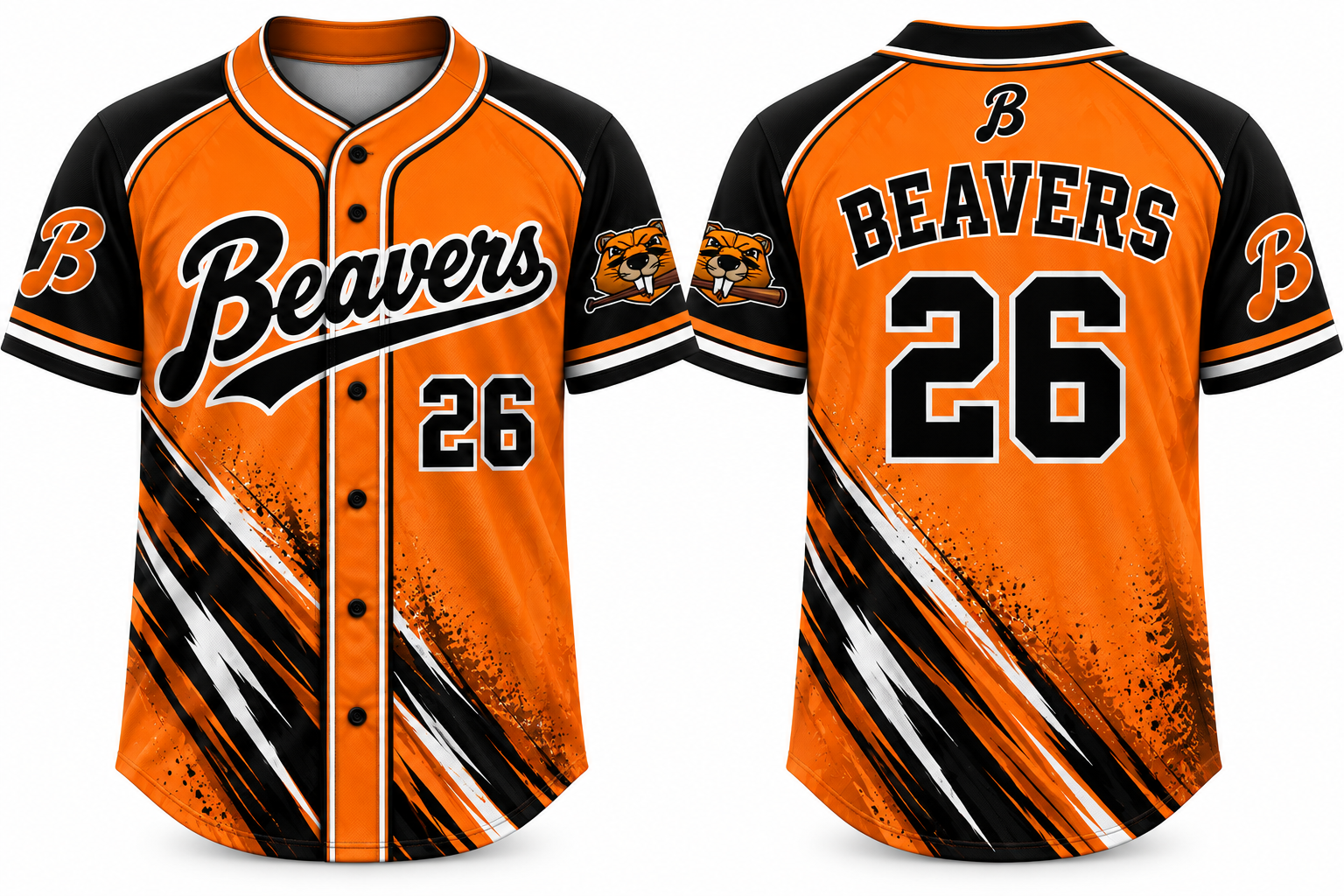 Bargenstedt Beavers Alternate Jersey, Flatback Mesh