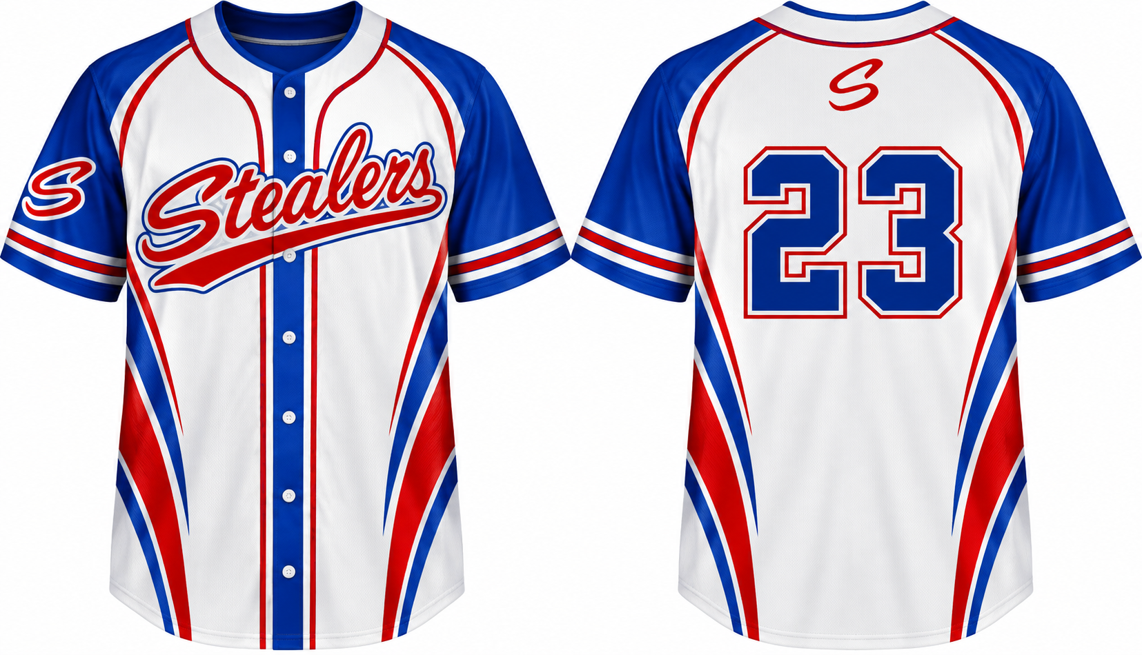 Hamburg Stealers Alternate Jersey, Flatback Mesh