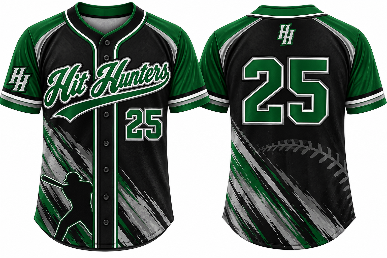 Wuppertal Hithunters Alternate Jersey, Flatback Mesh